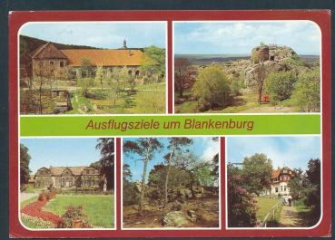 Kloster Michaelstein, Burgruine Regenstein, Kleines Schloß(Museum), Großvaterfelsen, Gaststätte,,Großvater“